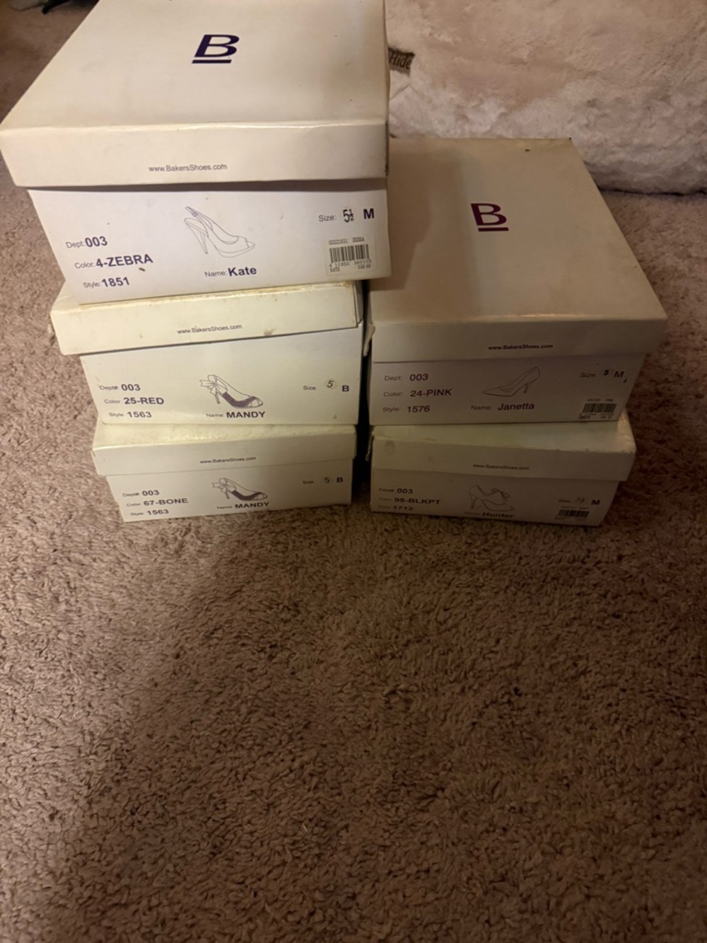 Bakers high heels 👠 size 5-5 1/2